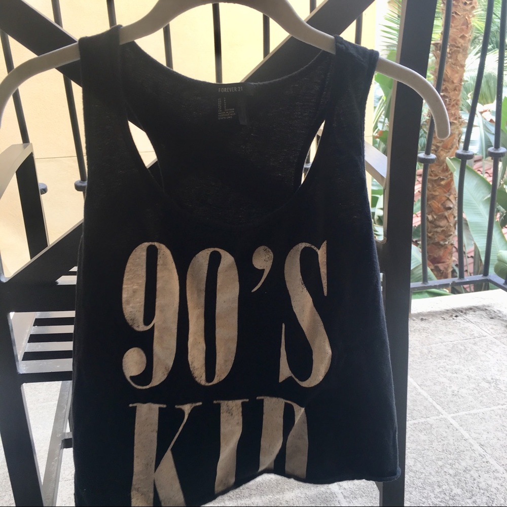 90’s kid cropped tank
